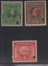 Belgium and Area #B48-50 Mint\NH F - VF